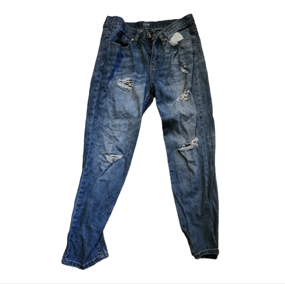 a.n.a. High Waist Loose Fit Distressed Jeans Size 27/4 - Picture 1 of 4